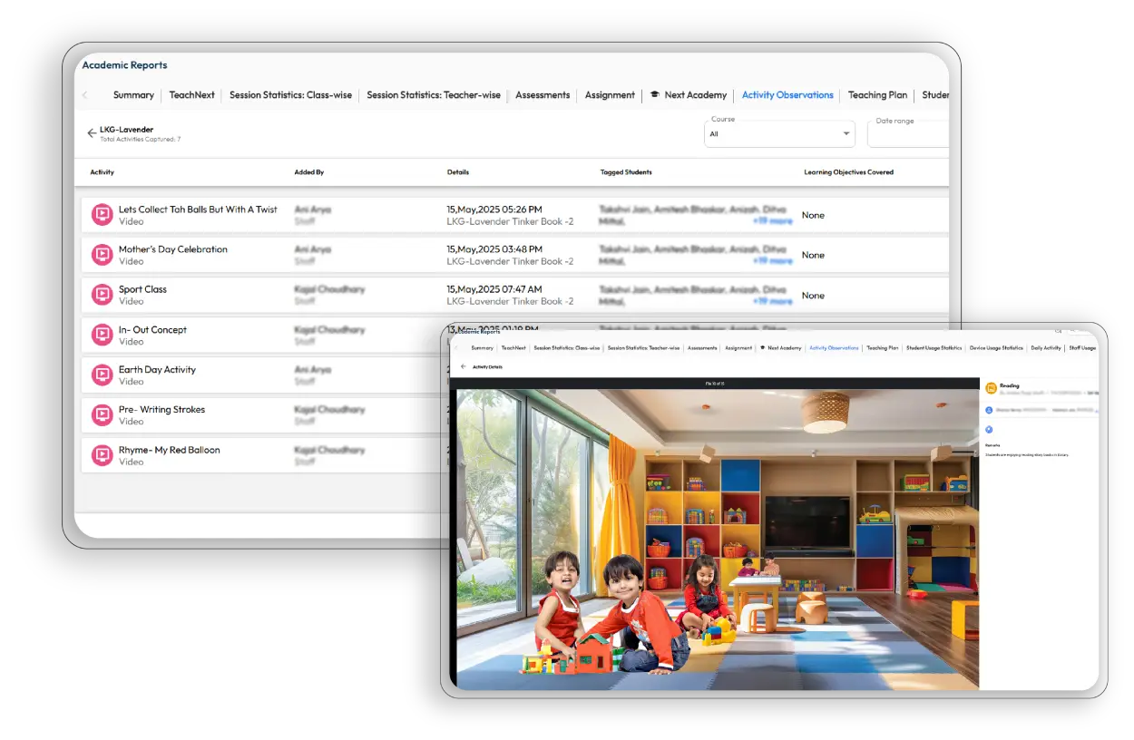 Monitor Activity for Preschool