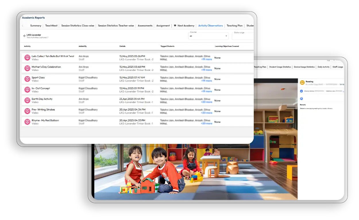 Teacher-Parent Activity Sharing