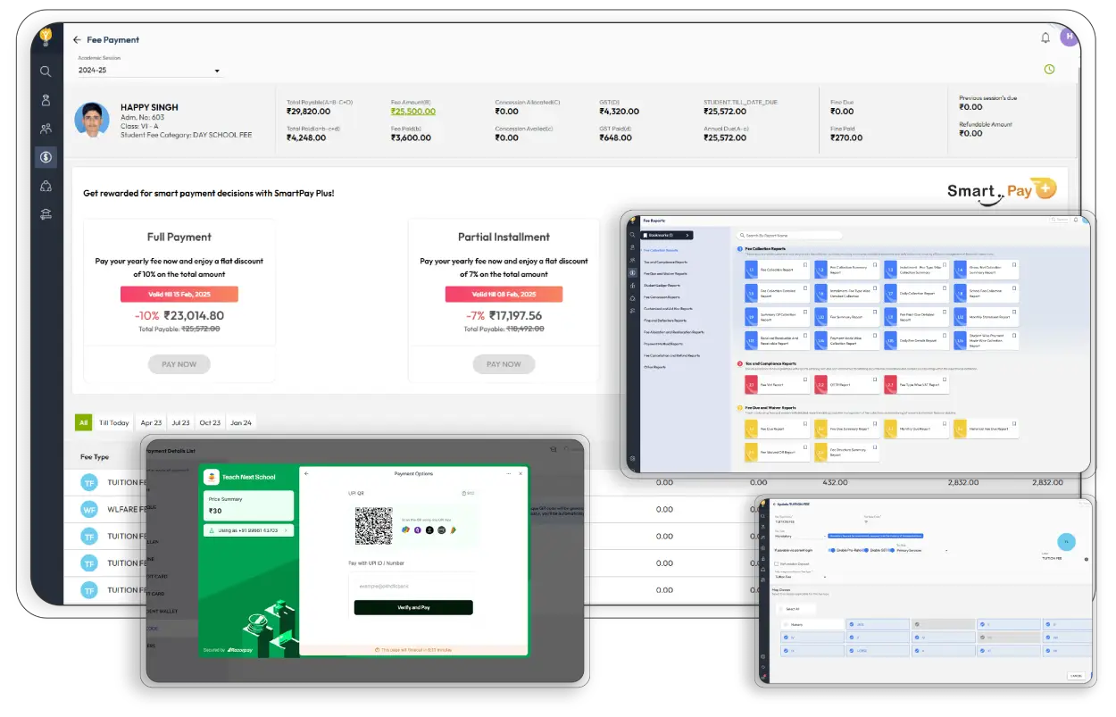 Integrated Fee Management & Tracking