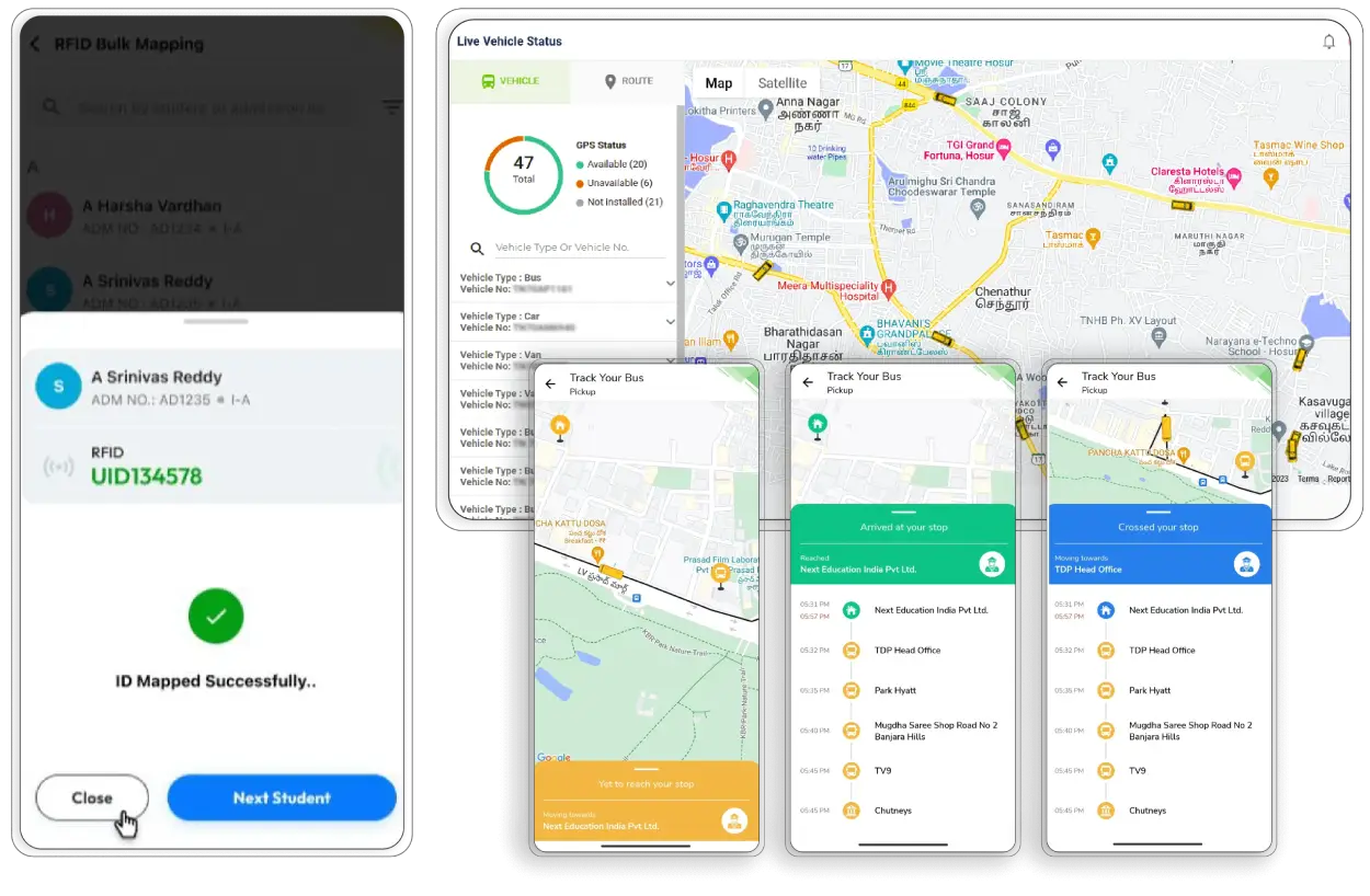 Transport Security Fueled with Live Tracking