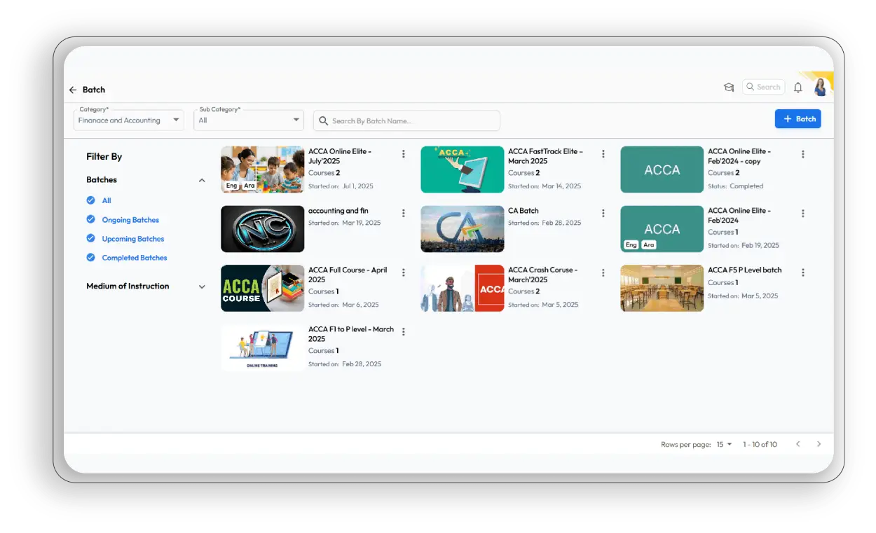 Build your digital coaching empire - from setup to scale, all in one place.
