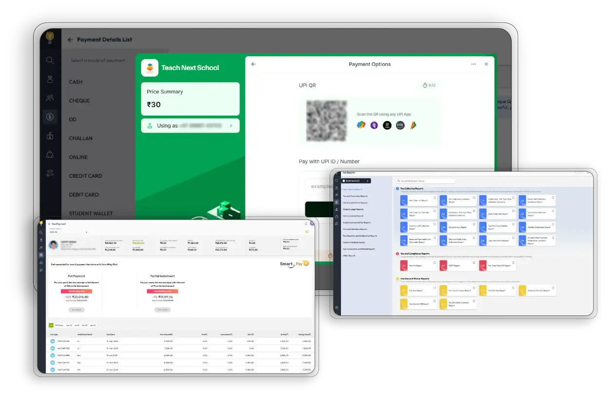 Smart Fees Collection & Tally Integrated Accounting